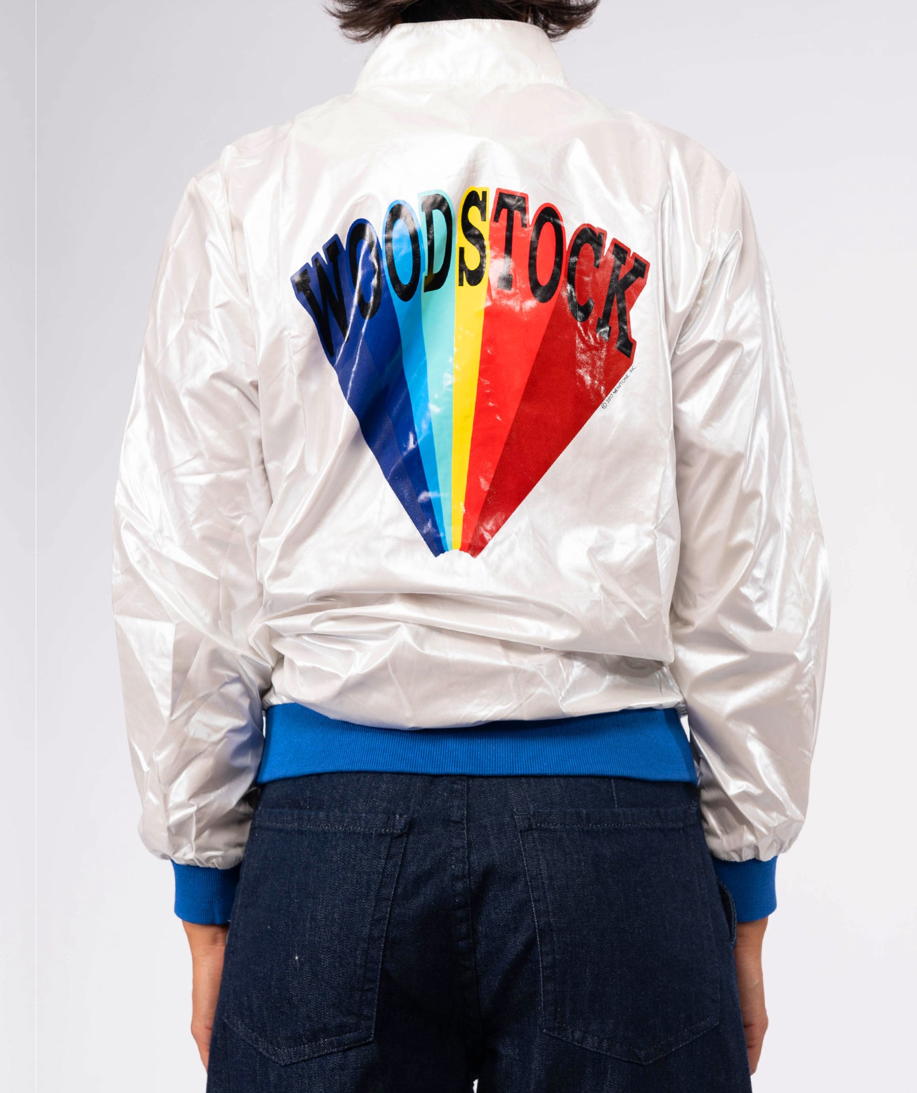 WOODSTOCK" vic cream/flo blue jacket