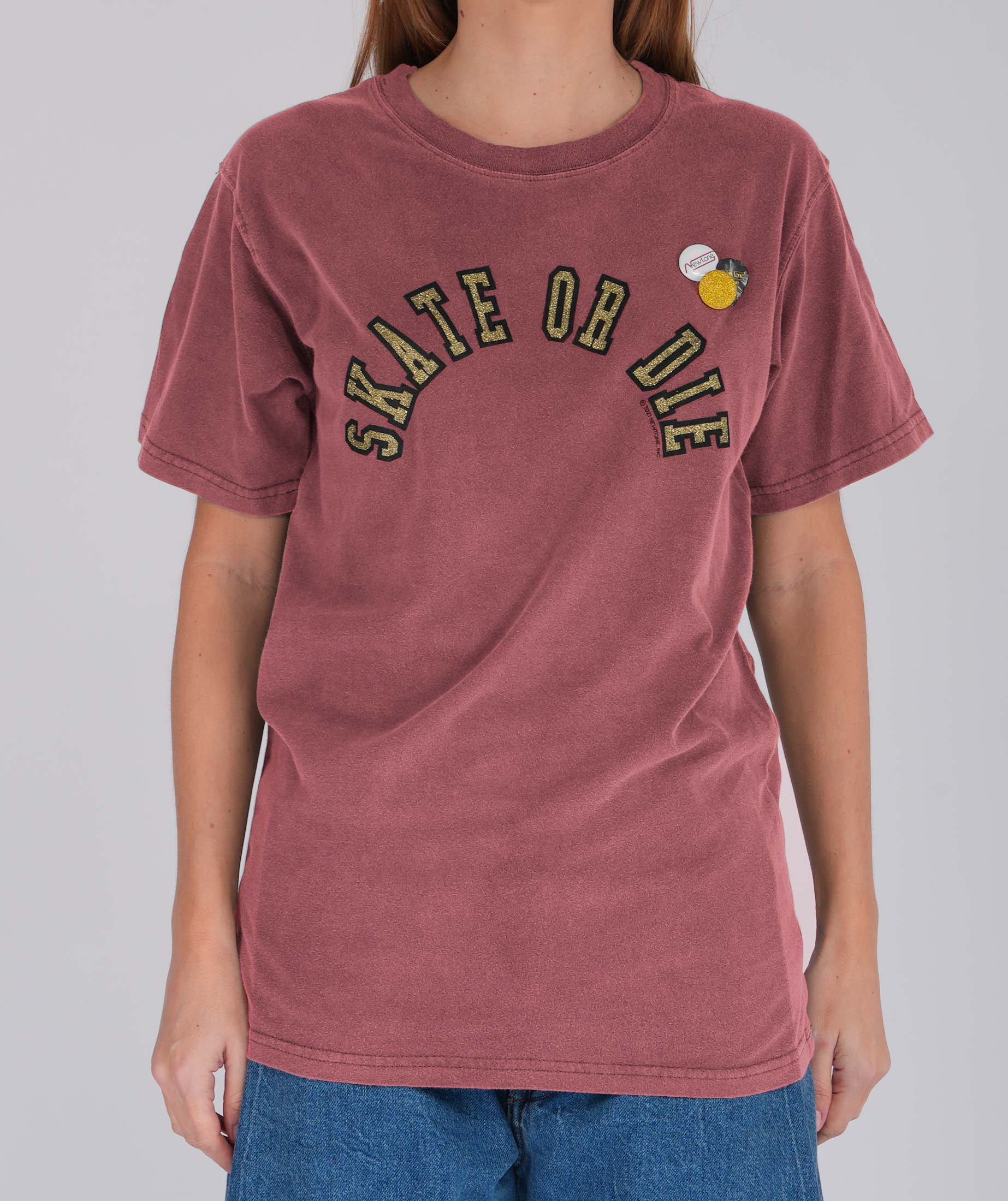 DIE" trucker brick tee shirt