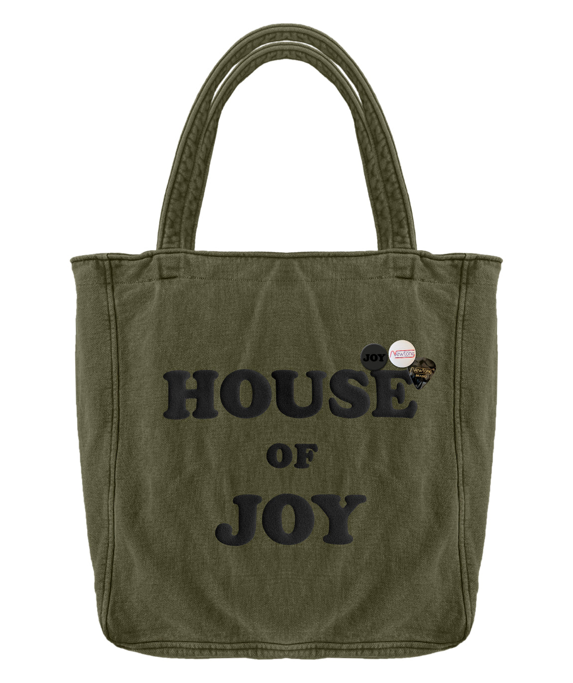 Larger khaki "HOUSE" bag