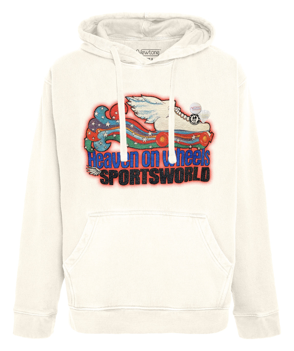 Natural Jagger Hoodie "HEAVEN"