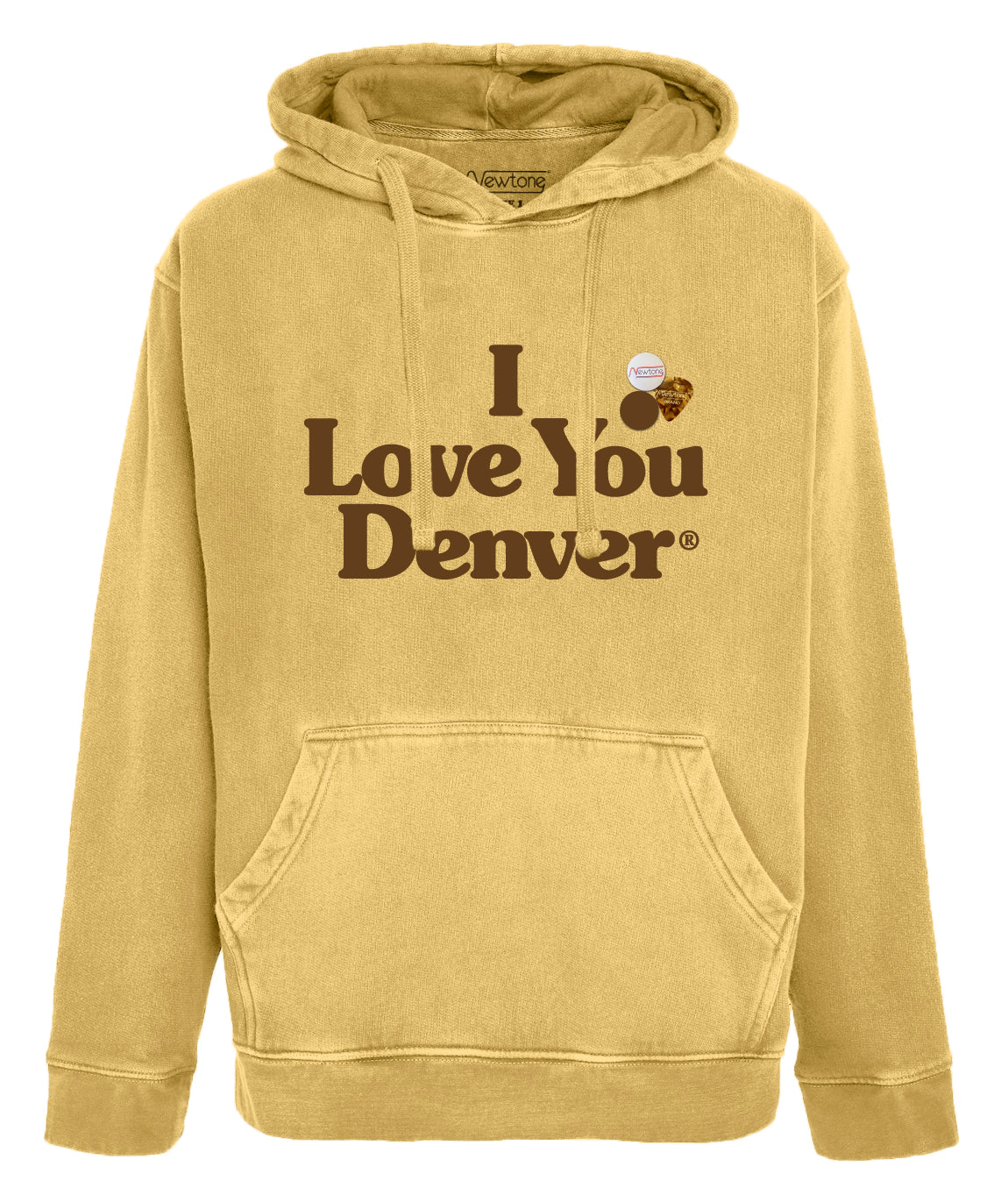 Hoodie jagger mustard "SOUVENIR