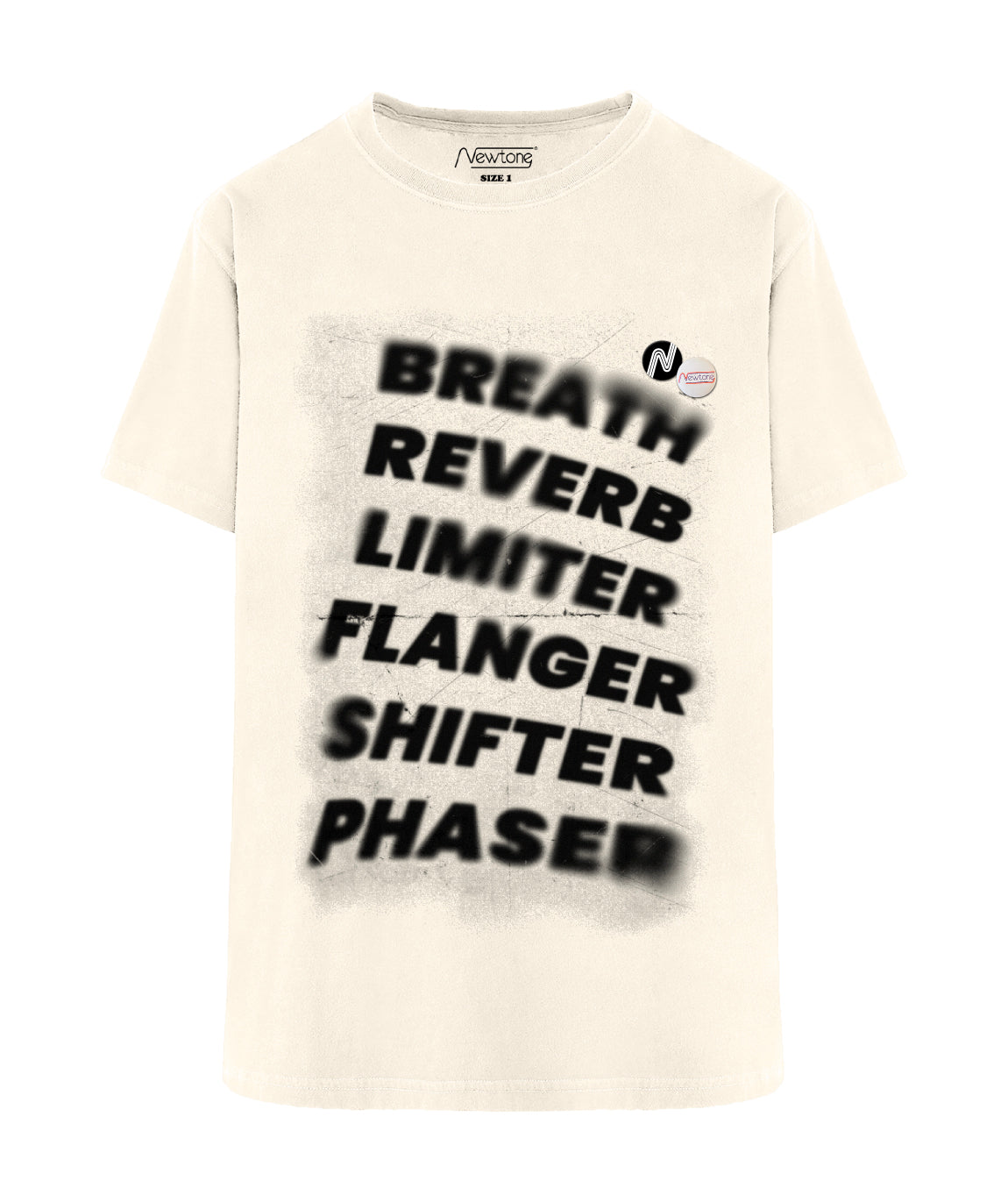 BREATH" natural trucker tee shirt