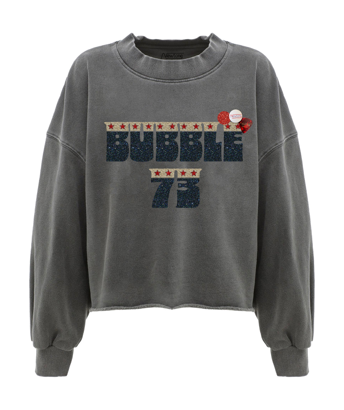 BUBBLE" pepper crop sweatshirt