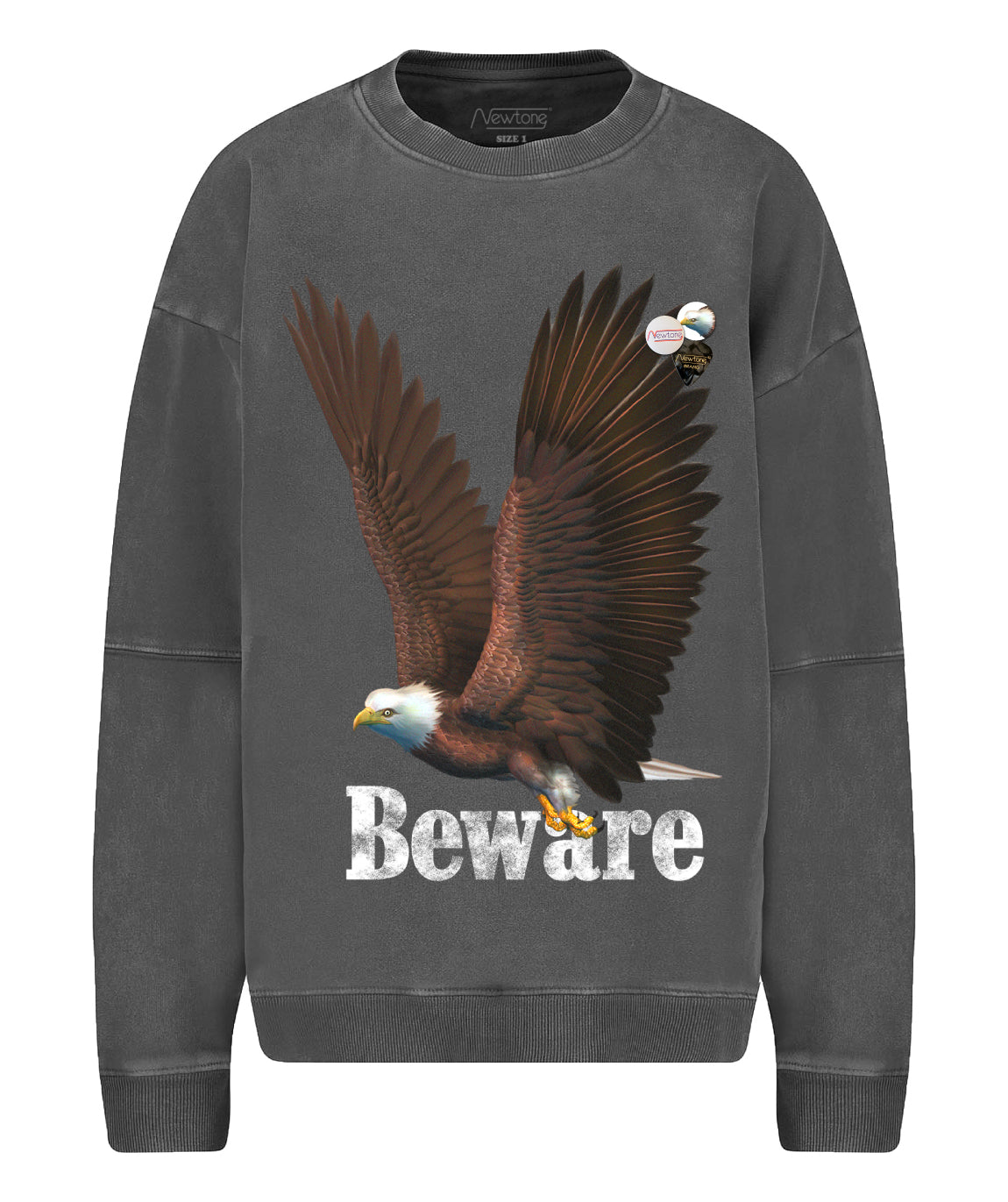 BEWARE" roller pepper sweatshirt