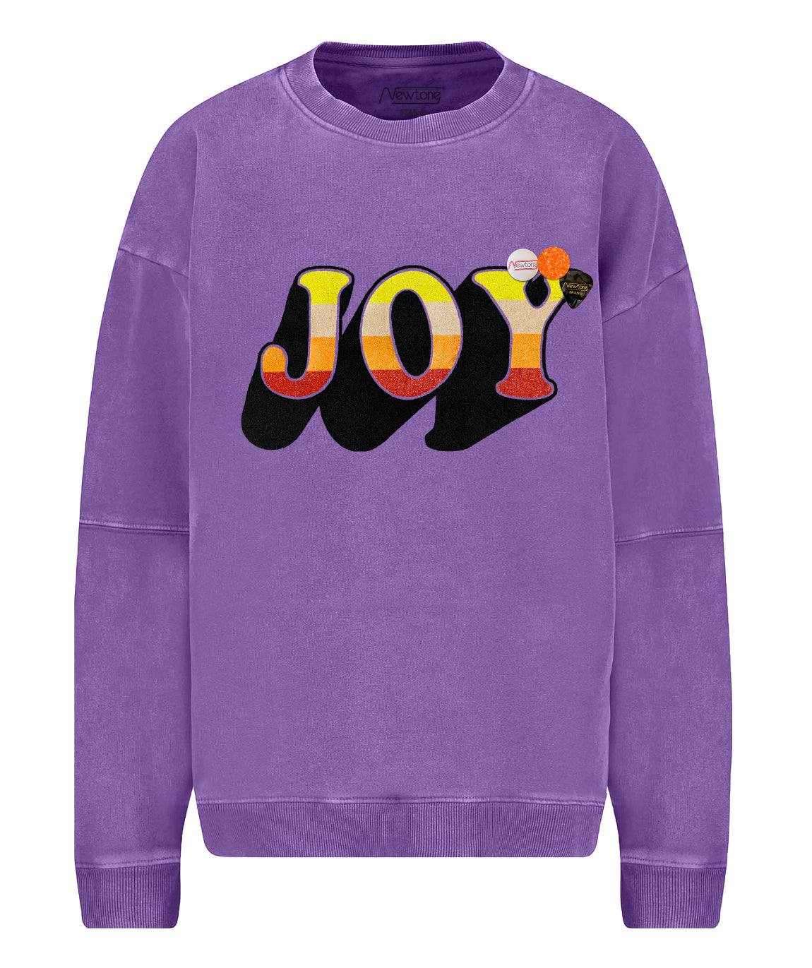 JOY FW24" roller purple sweatshirt