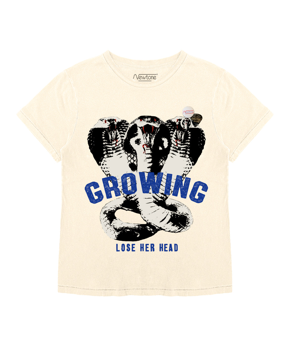 GROWING" starlight natural tee shirt