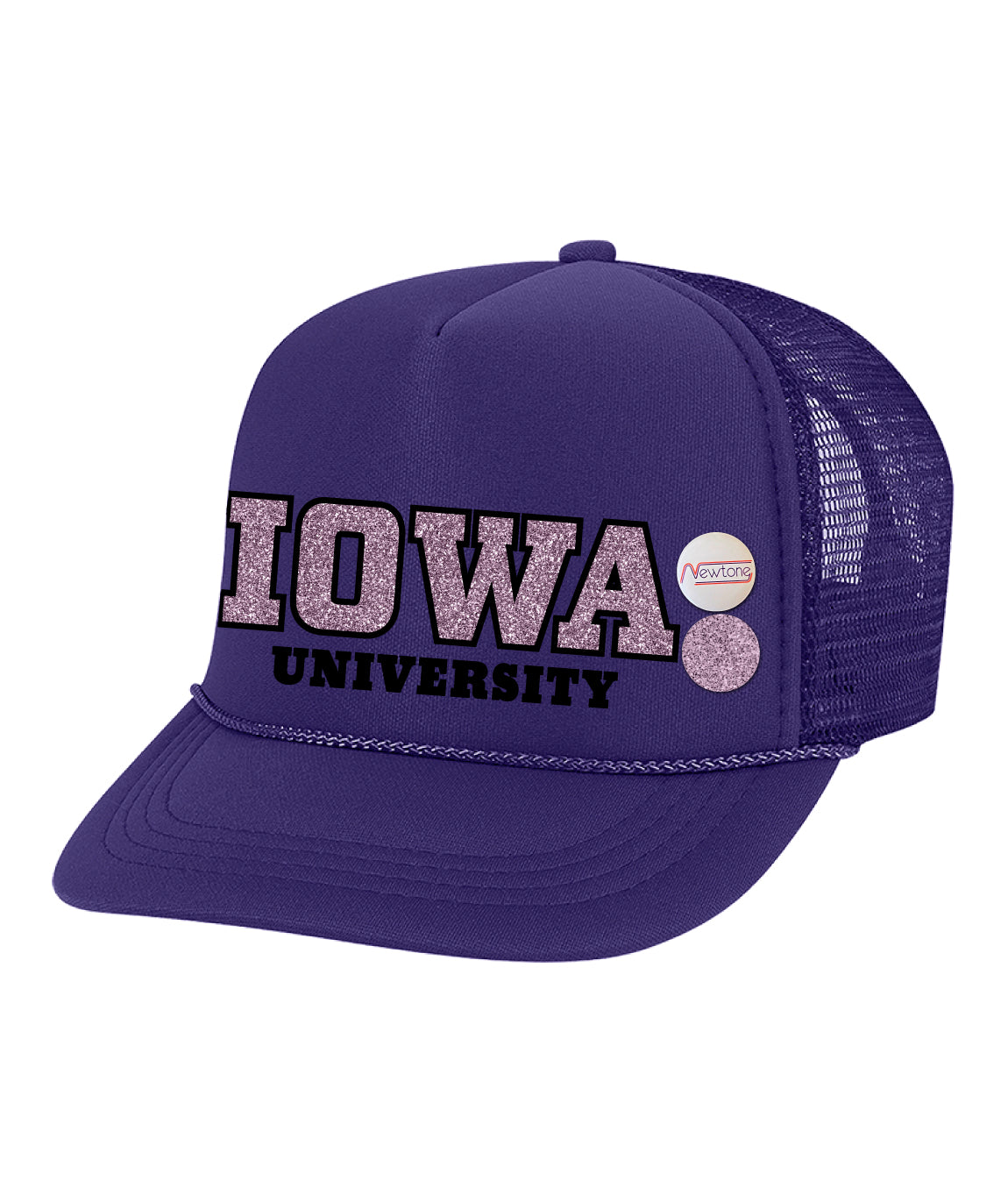 UNIVERSITY" toper purple cap