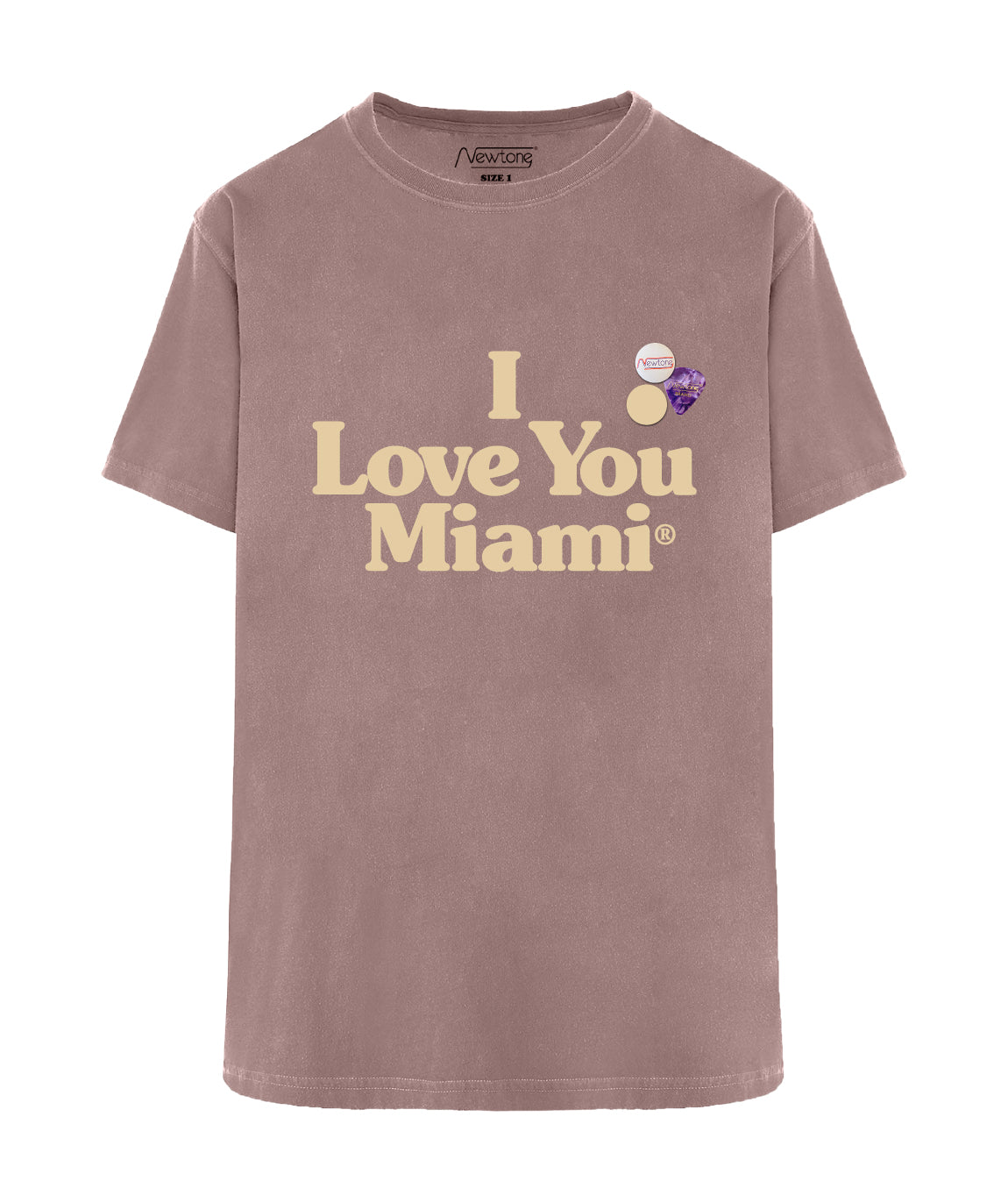 SOUVENIR" nude trucker tee shirt