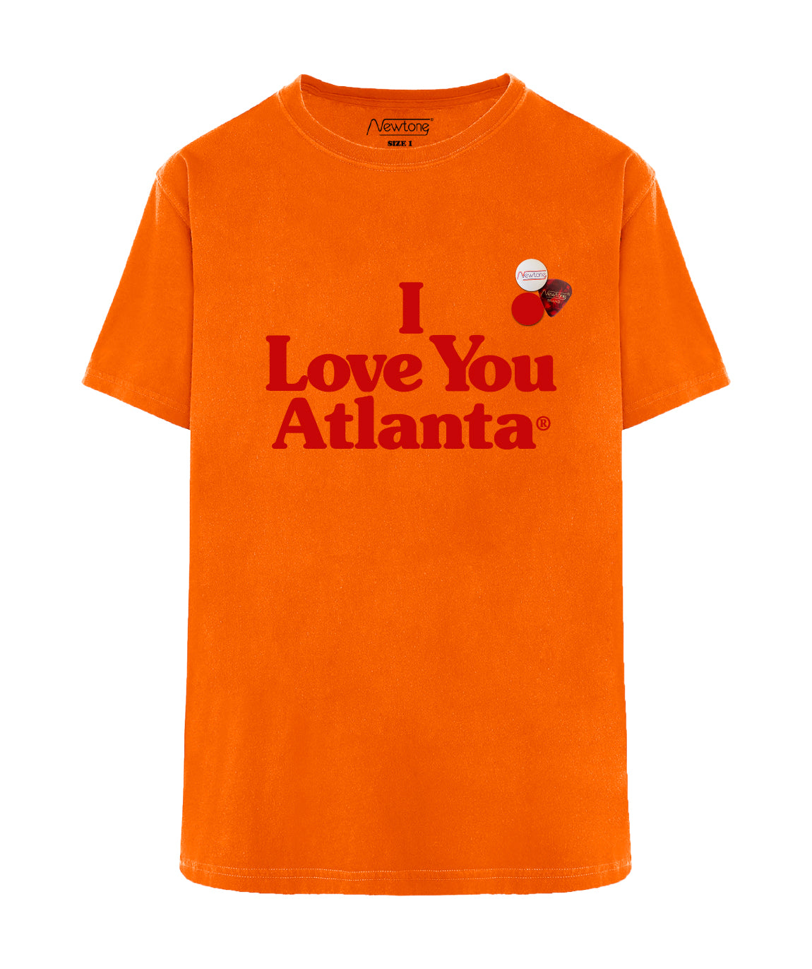 SOUVENIR" trucker burn tee shirt