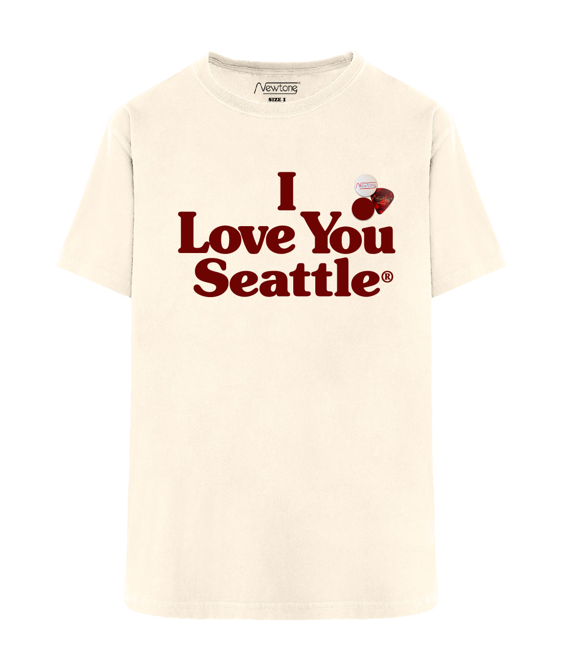 SOUVENIR" natural trucker tee shirt