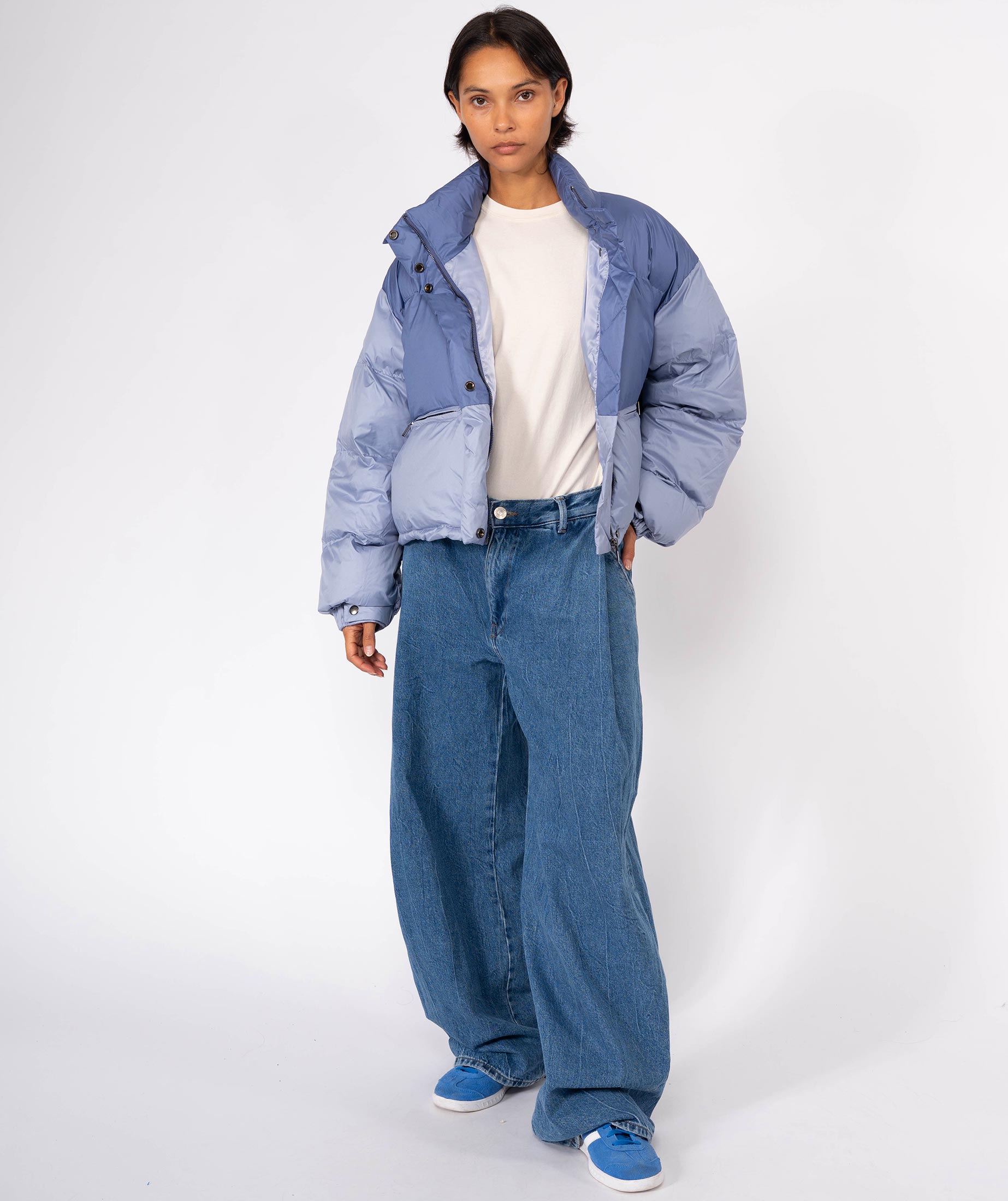 Ander Flo Blue "BLEED" Puffer Jacket