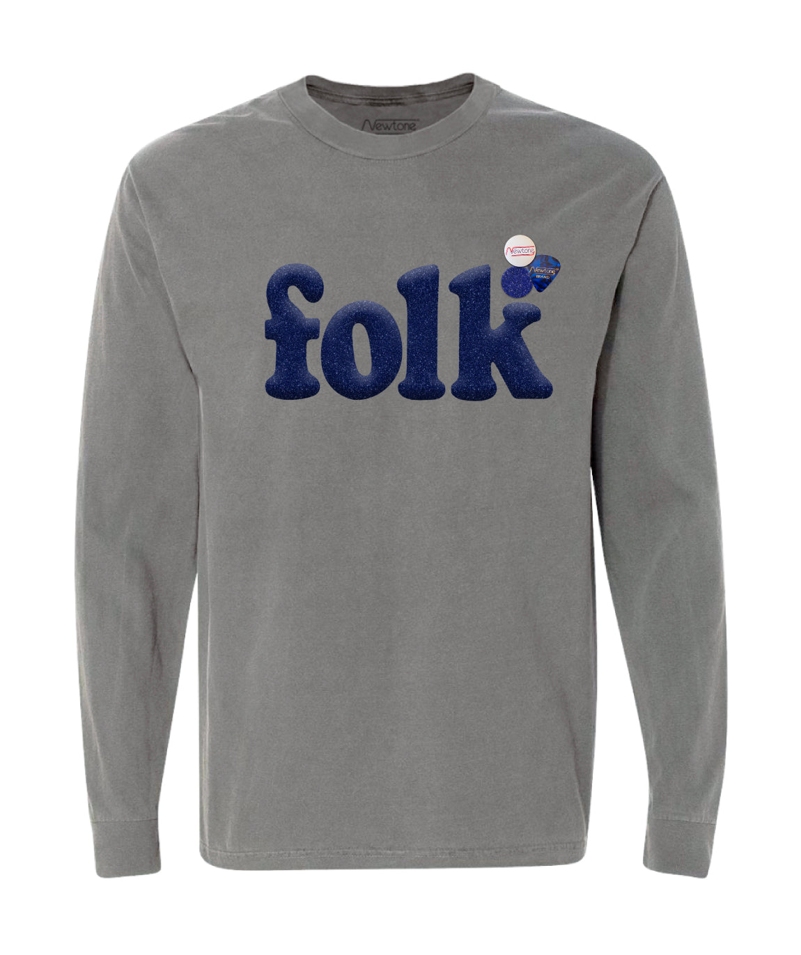 hunter grey "FOLK" tee shirt