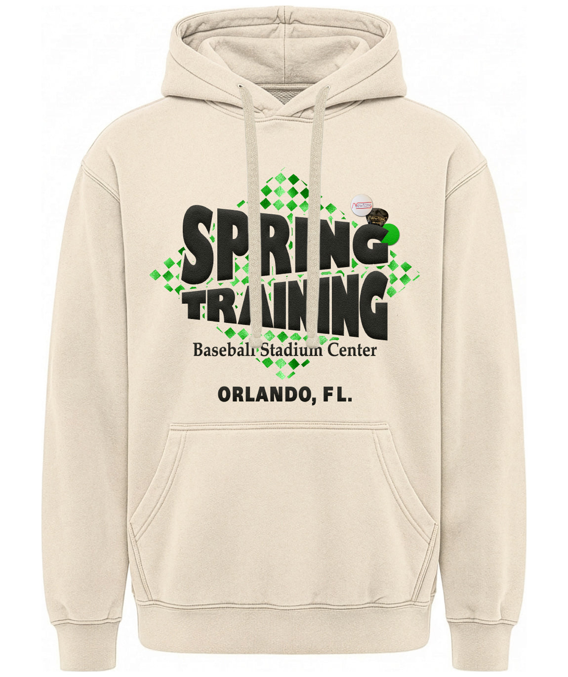 Natural Jagger Hoodie "TRAINING"