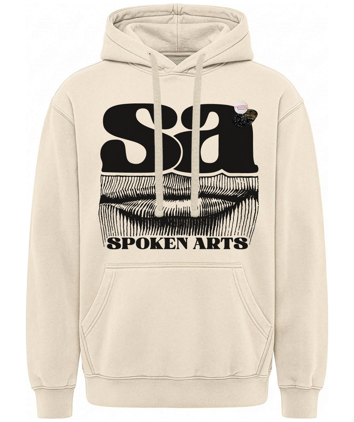 Natural Jagger Hoodie "SPOKEN"