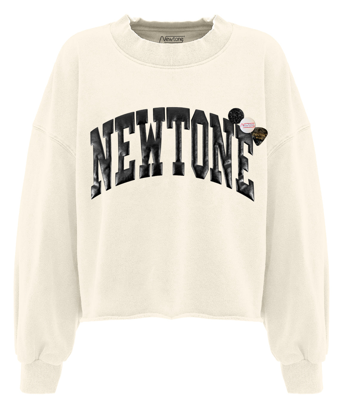 Natural "TONE" crop sweatshirt