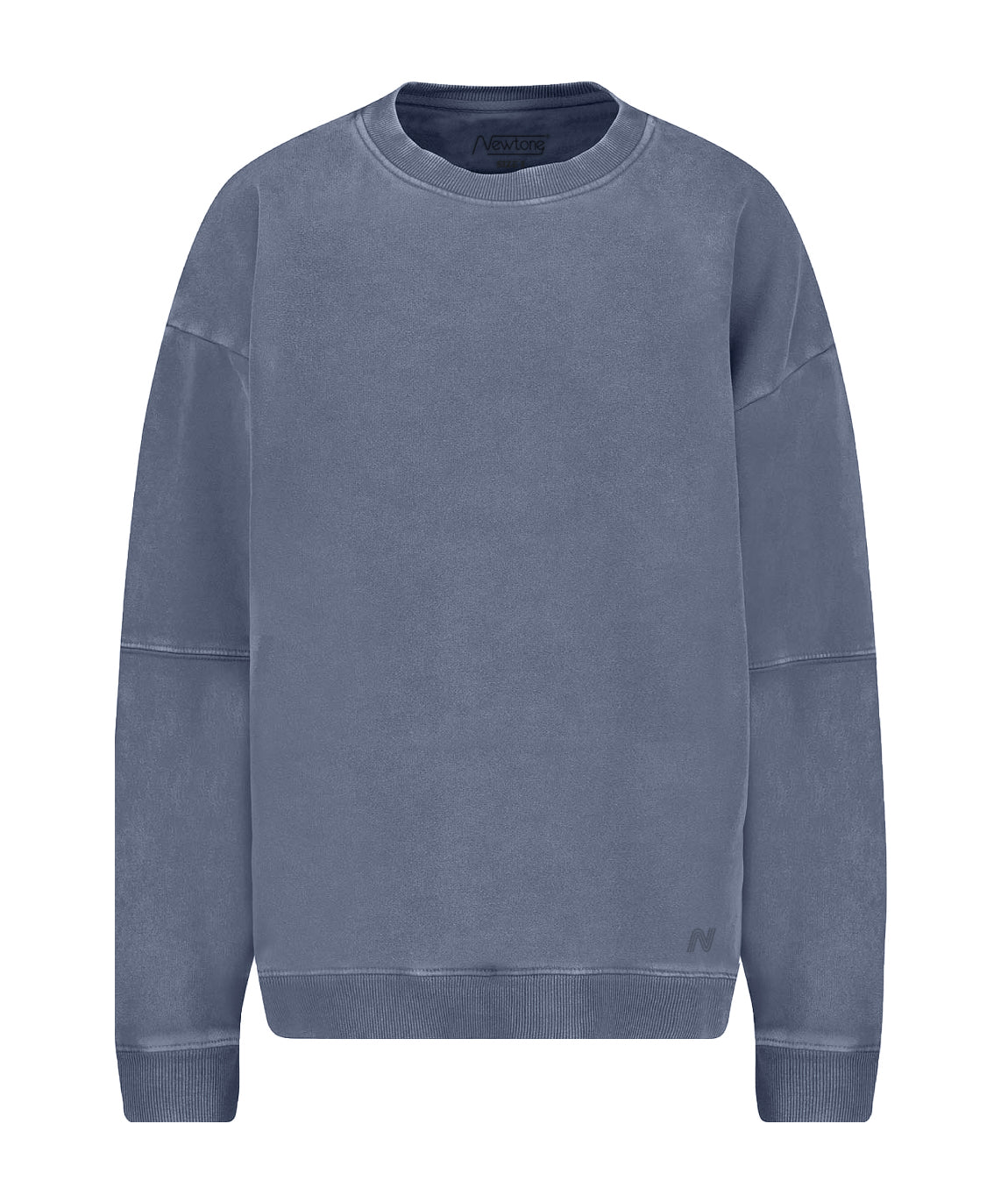 DAILY" roller denim sweatshirt