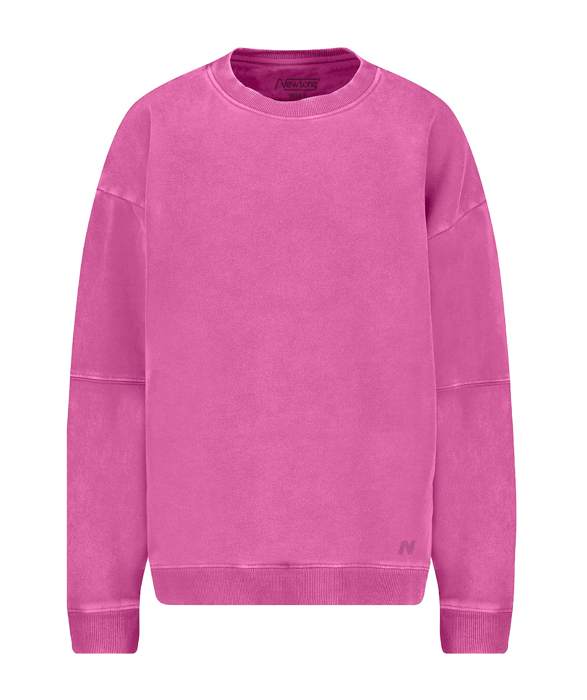 DAILY" fuschia roller sweatshirt