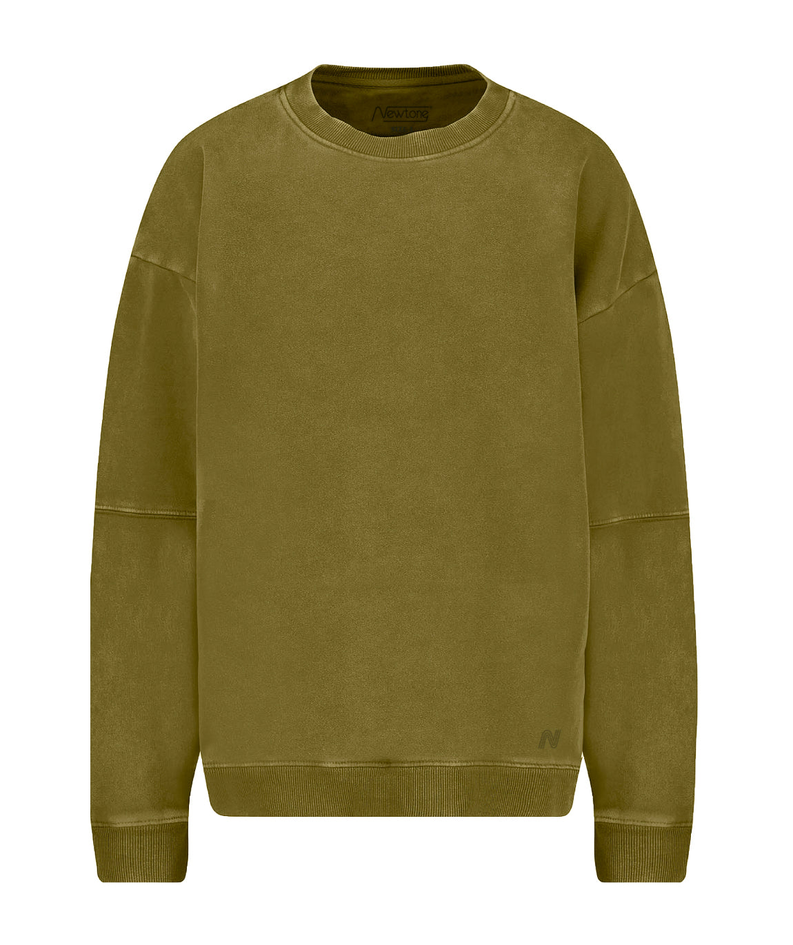 DAILY" khaki roller sweatshirt