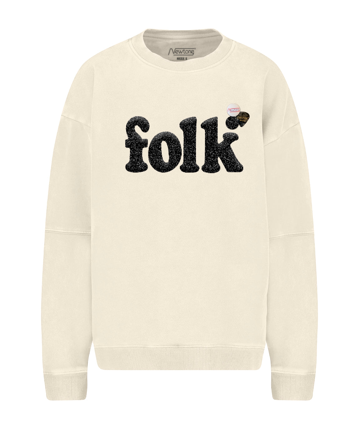 FOLK" natural roller sweatshirt