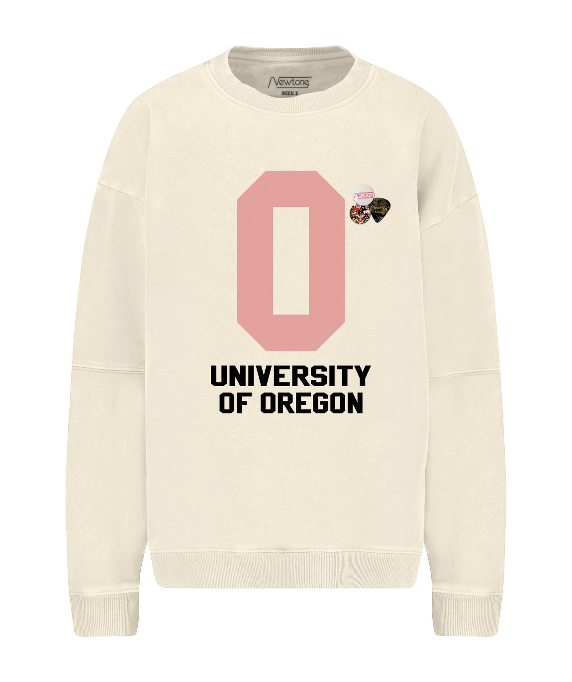 LETTERS" natural roller sweatshirt