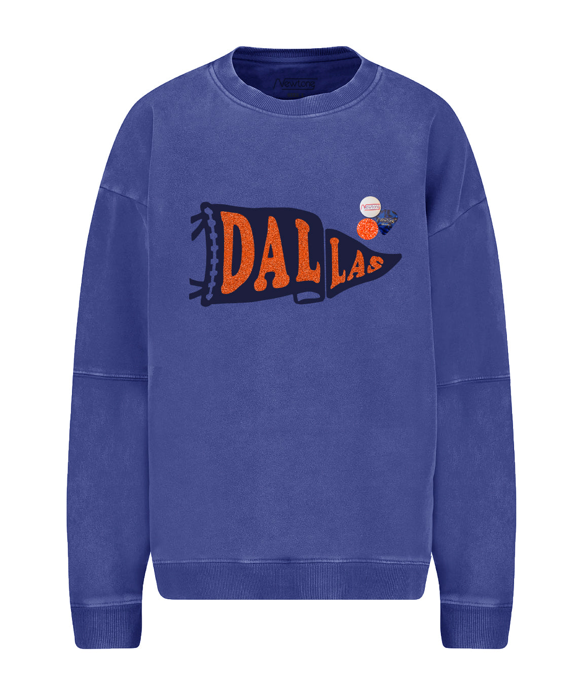 Sweatshirt roller flo blue "PRENNANT