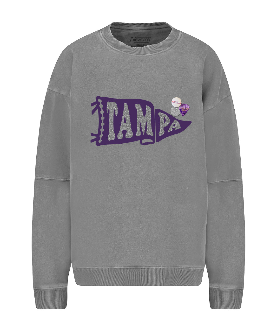 Roller grey sweatshirt "PRENNANT