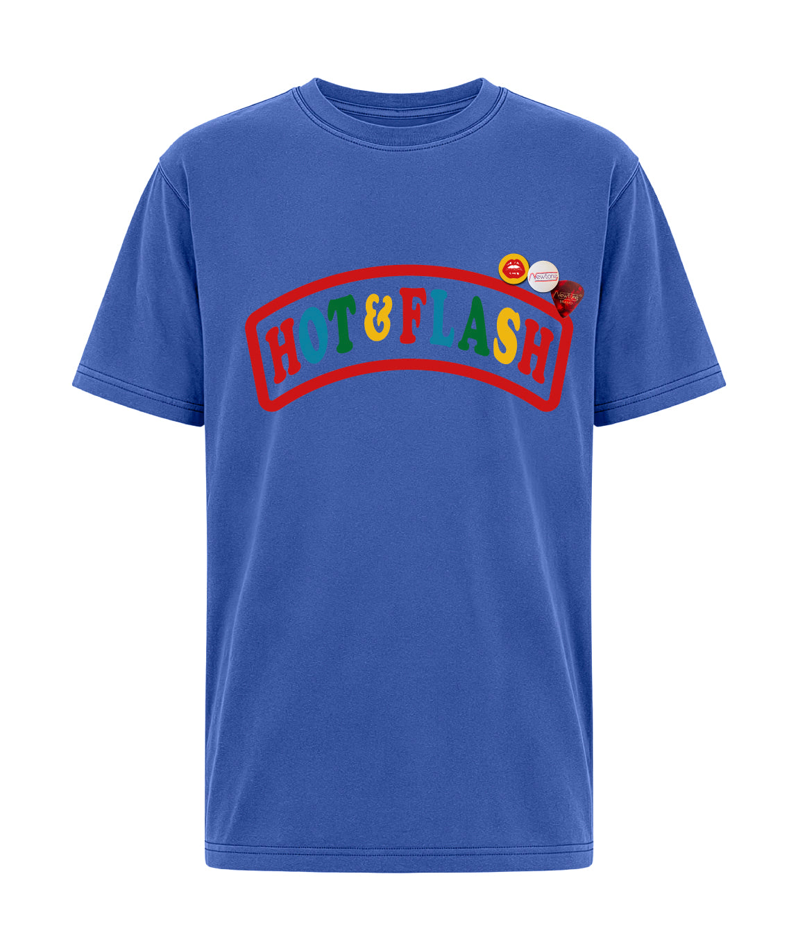 Tee shirt trucker flo blue "HOT