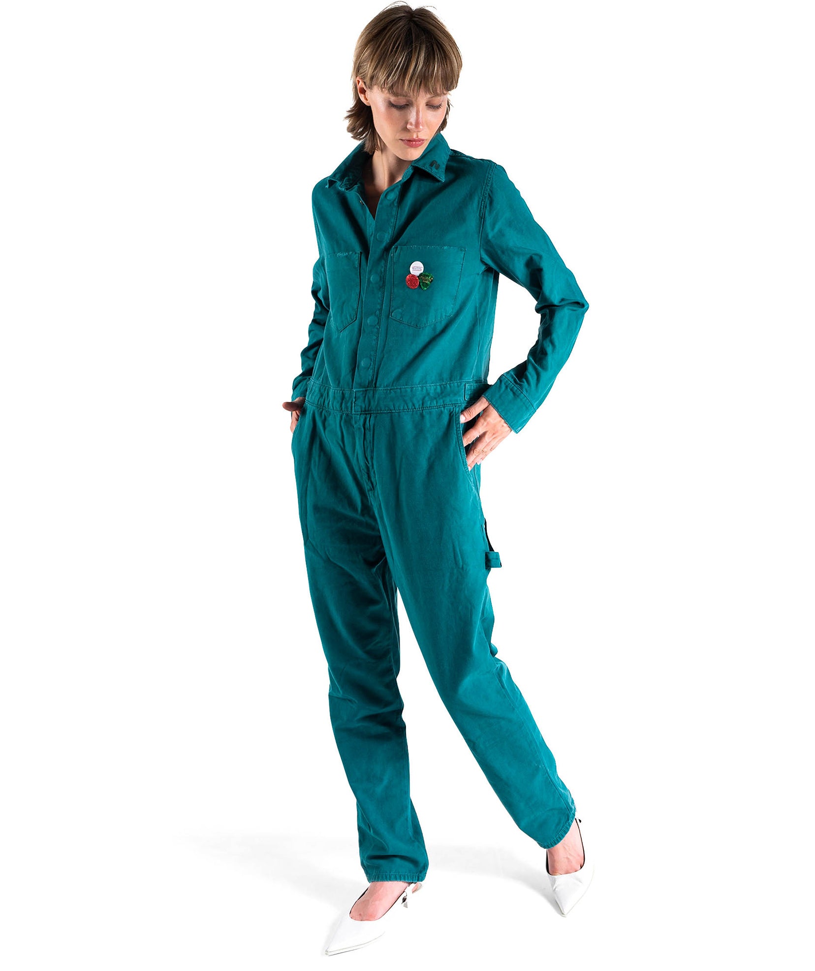 BUBBLE" forest jumpsuit