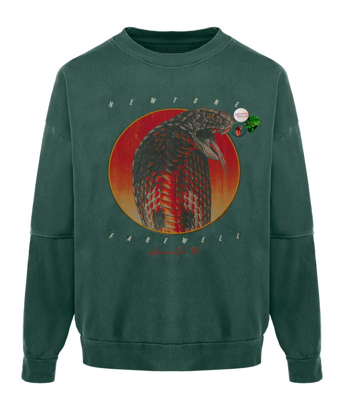 "FAREWELL" roller forest sweatshirt