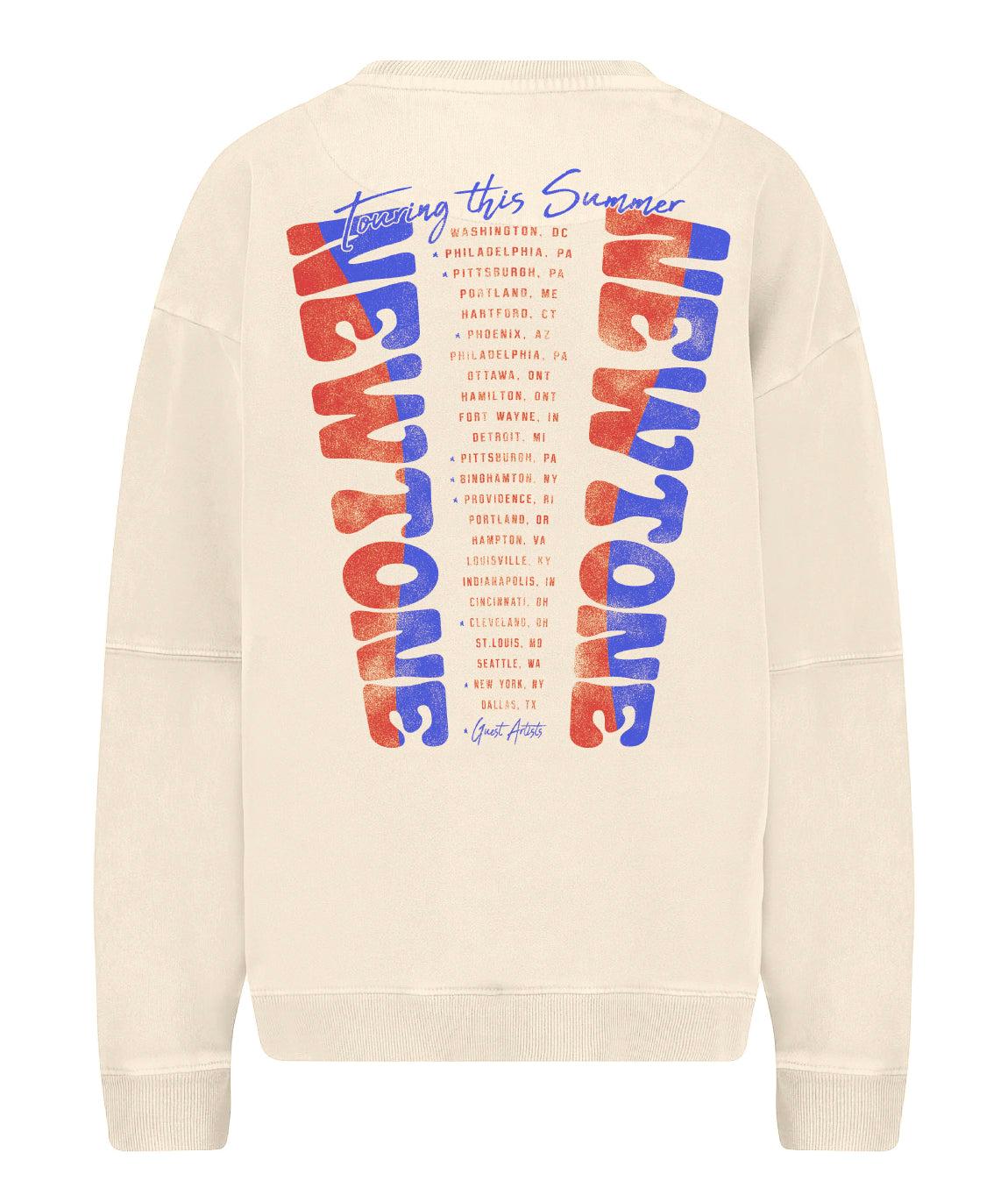 Natural roller sweatshirt "TOURING"