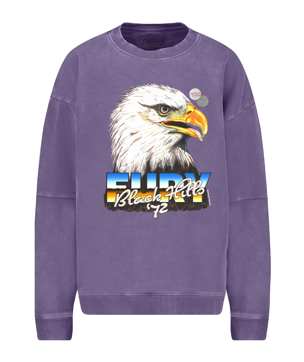 HILLS" roller grape sweatshirt