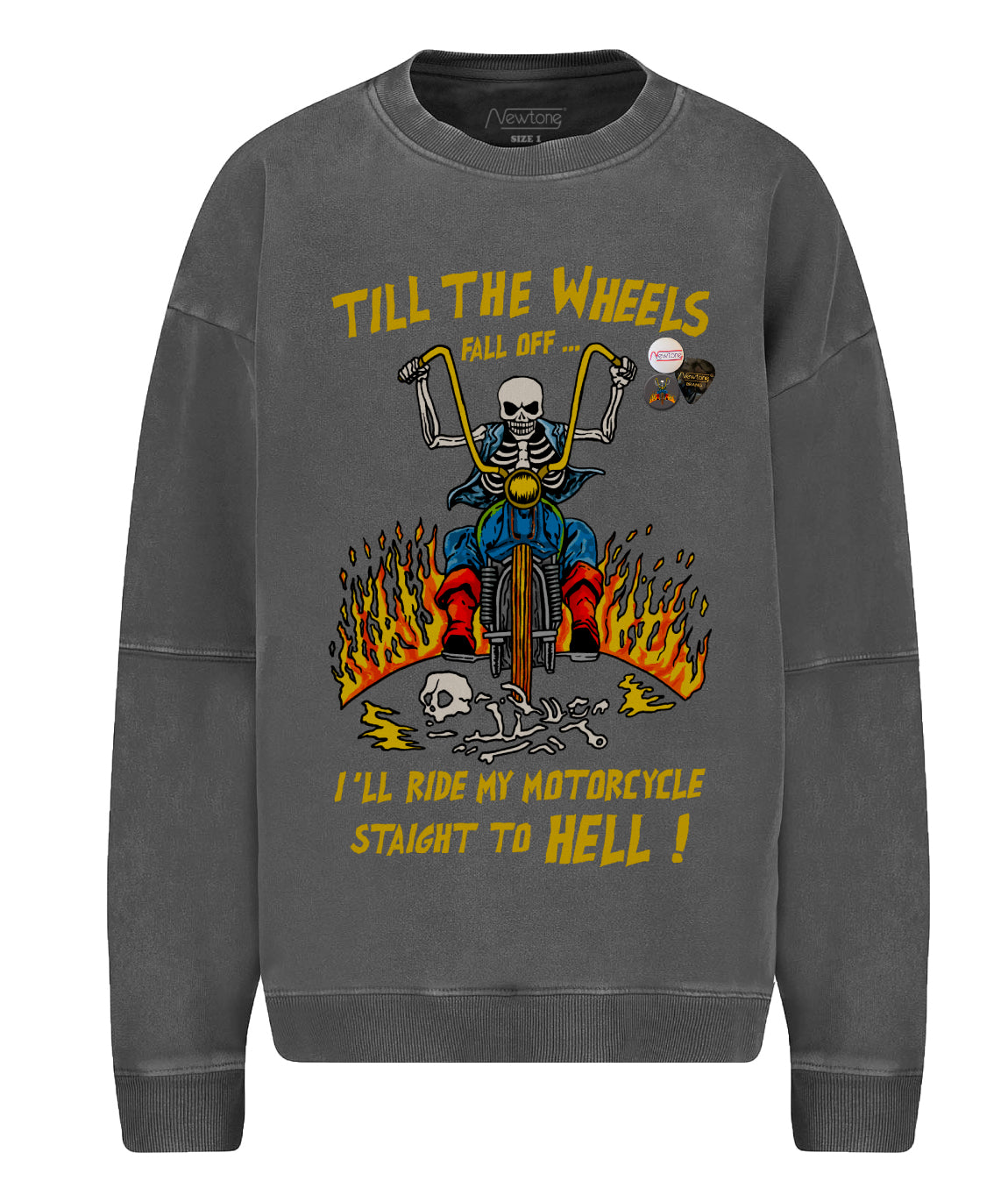 Pepper roller sweatshirt "FLAMING"