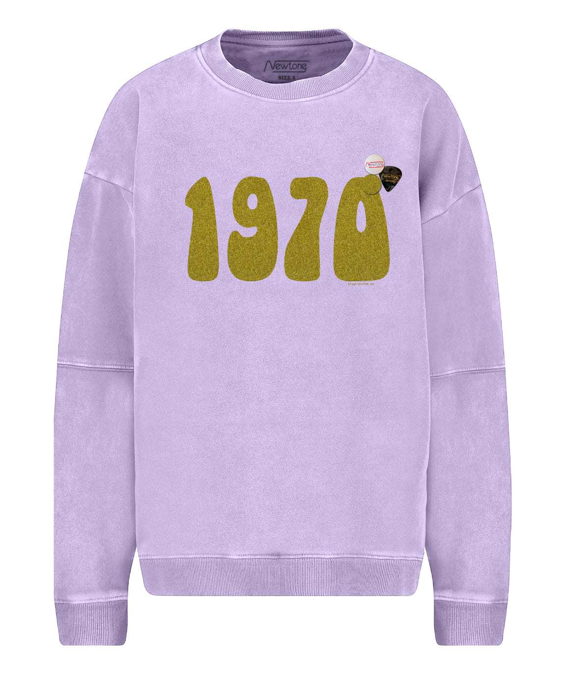 Lilac roller sweatshirt "1970 SS22"