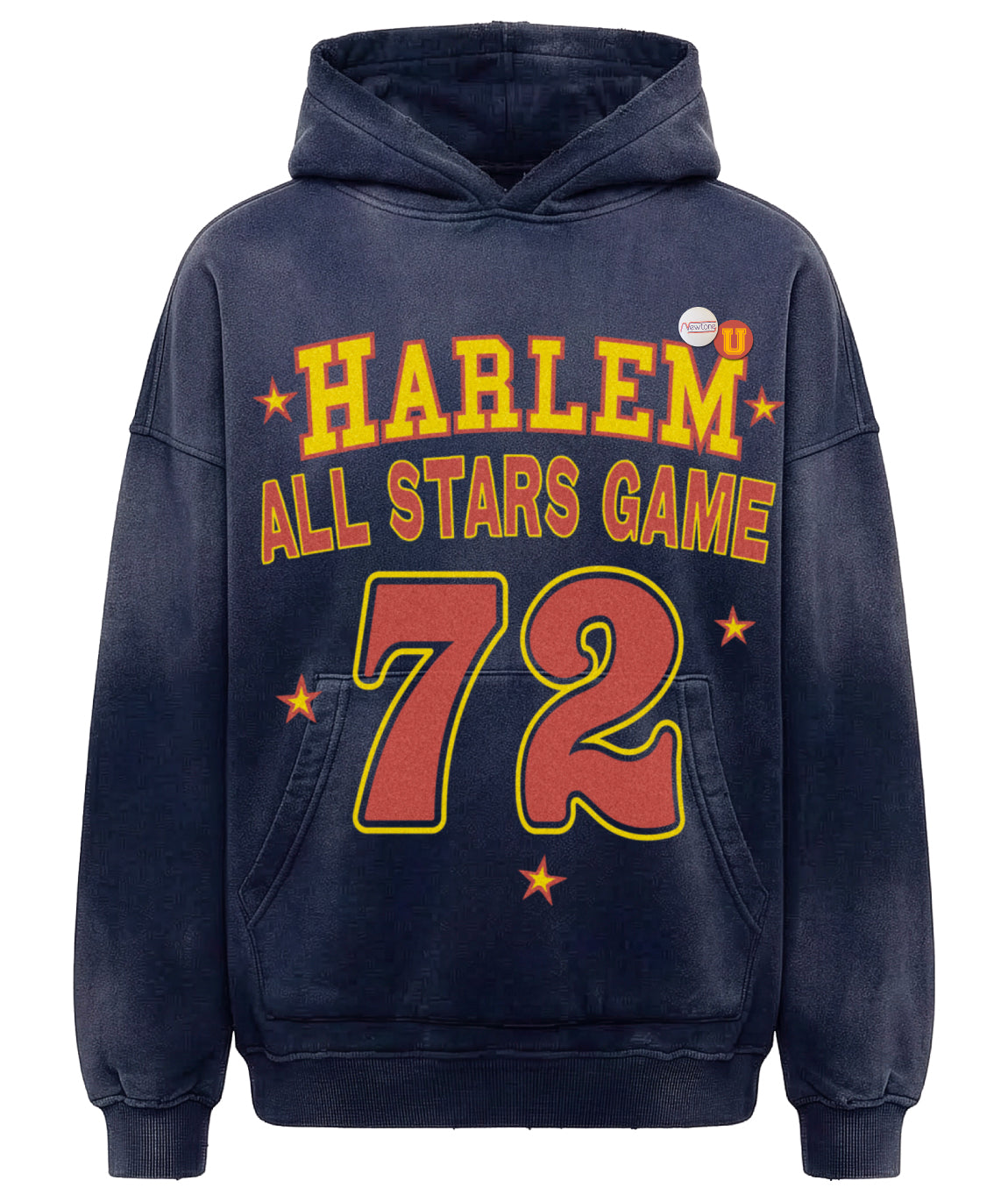 Vintage blue skyler "HARLEM" hoodie
