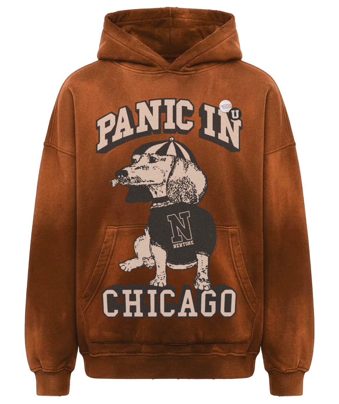 Vintage brown skyler "CHICAGO" hoodie