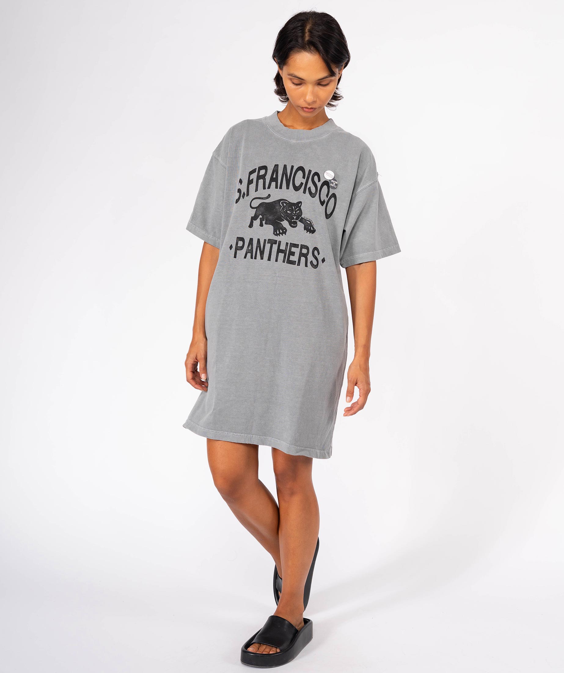 Janis Grey "PANTHERS" Dress
