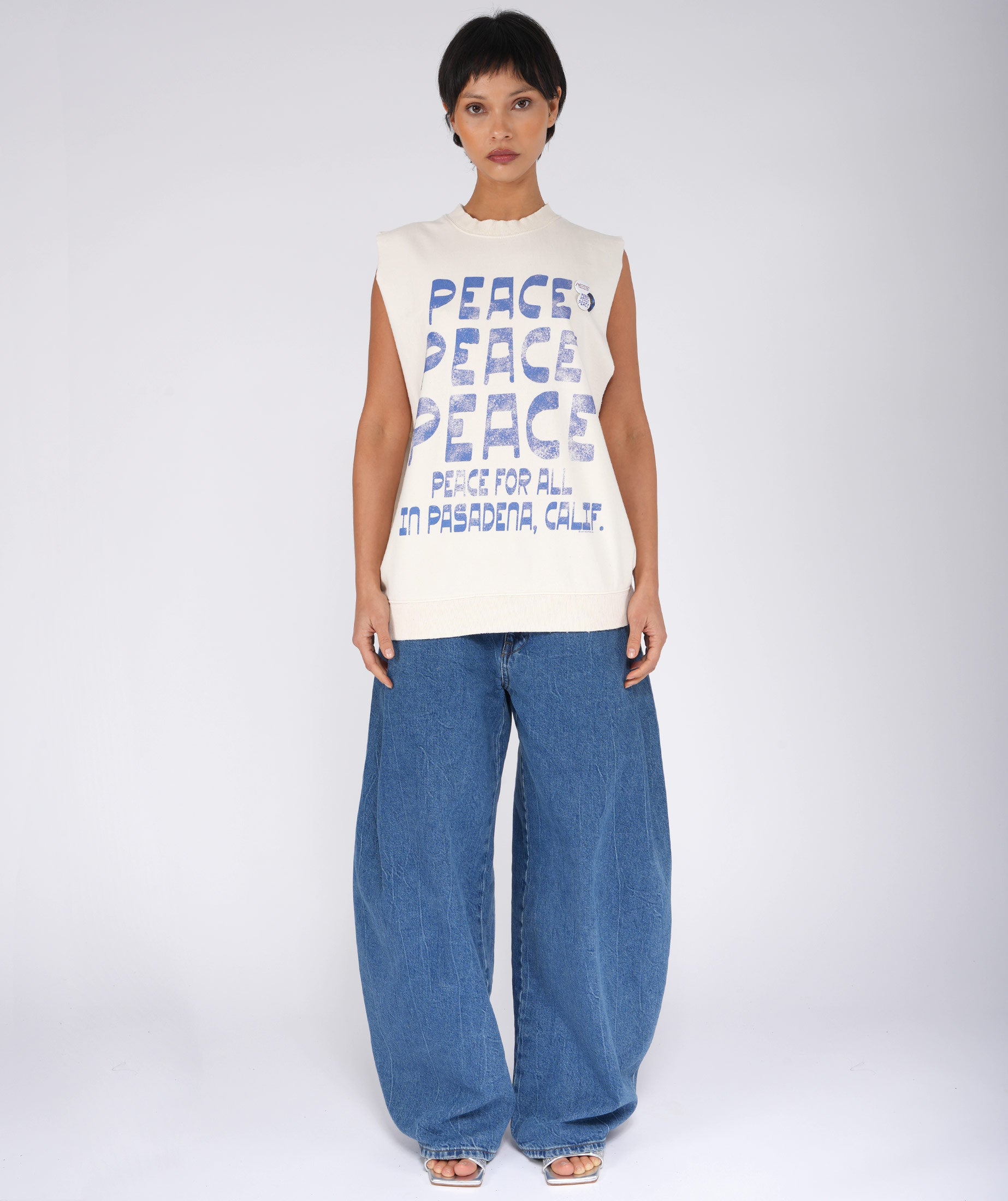 PASADENA" natural bolster sweatshirt