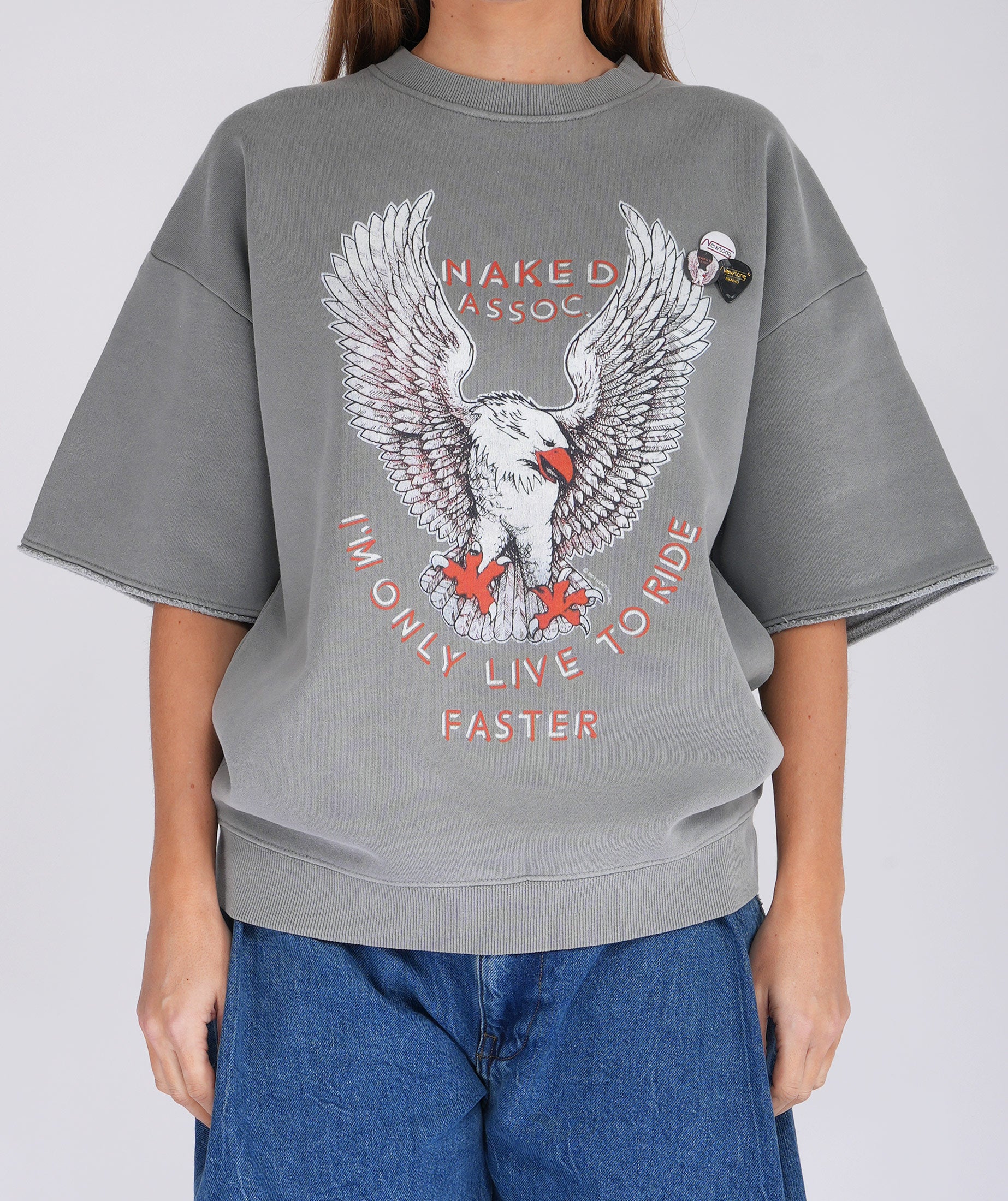 Sweatshirt linder grey "NAKED