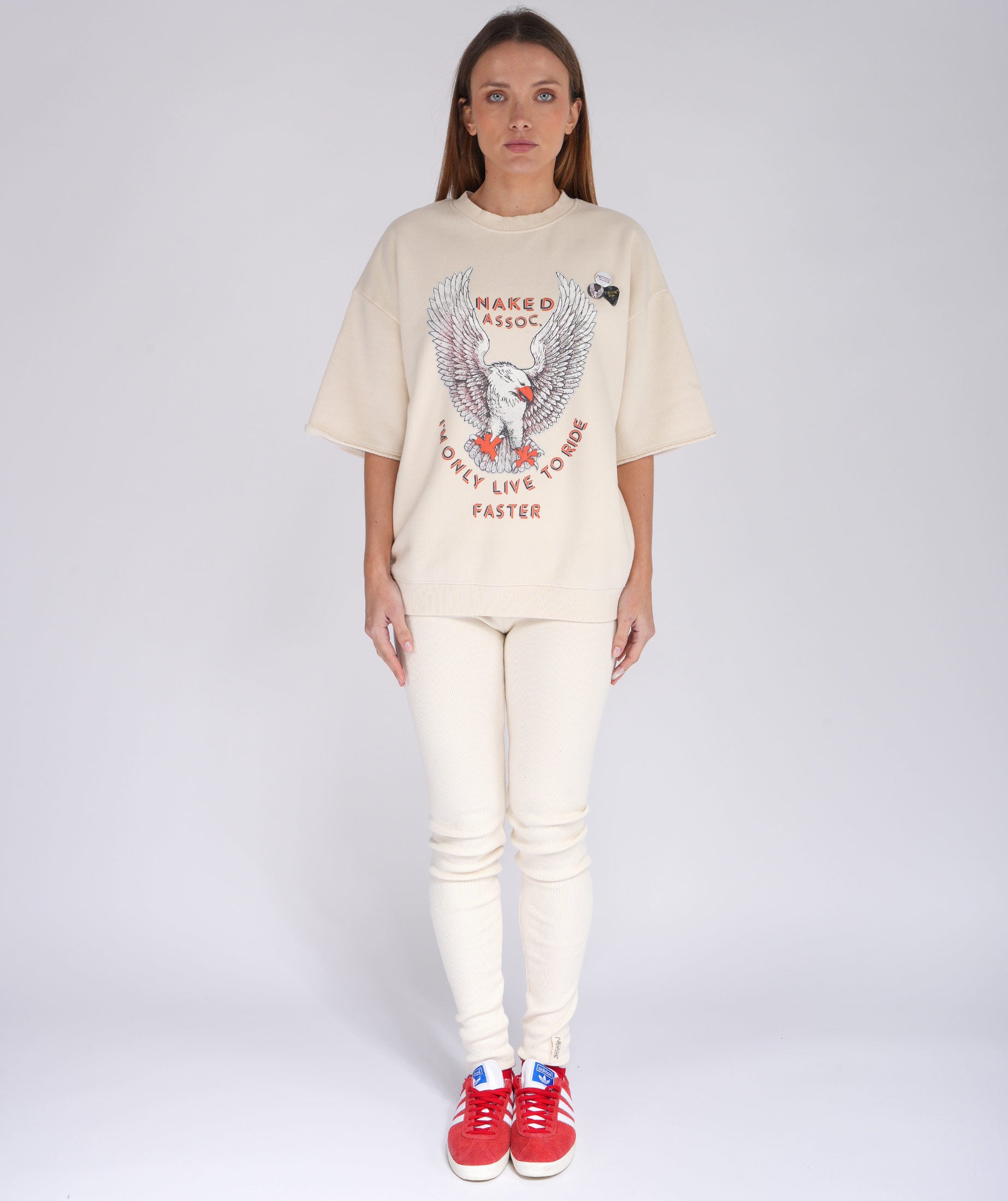 Sweatshirt linder natural "NAKED