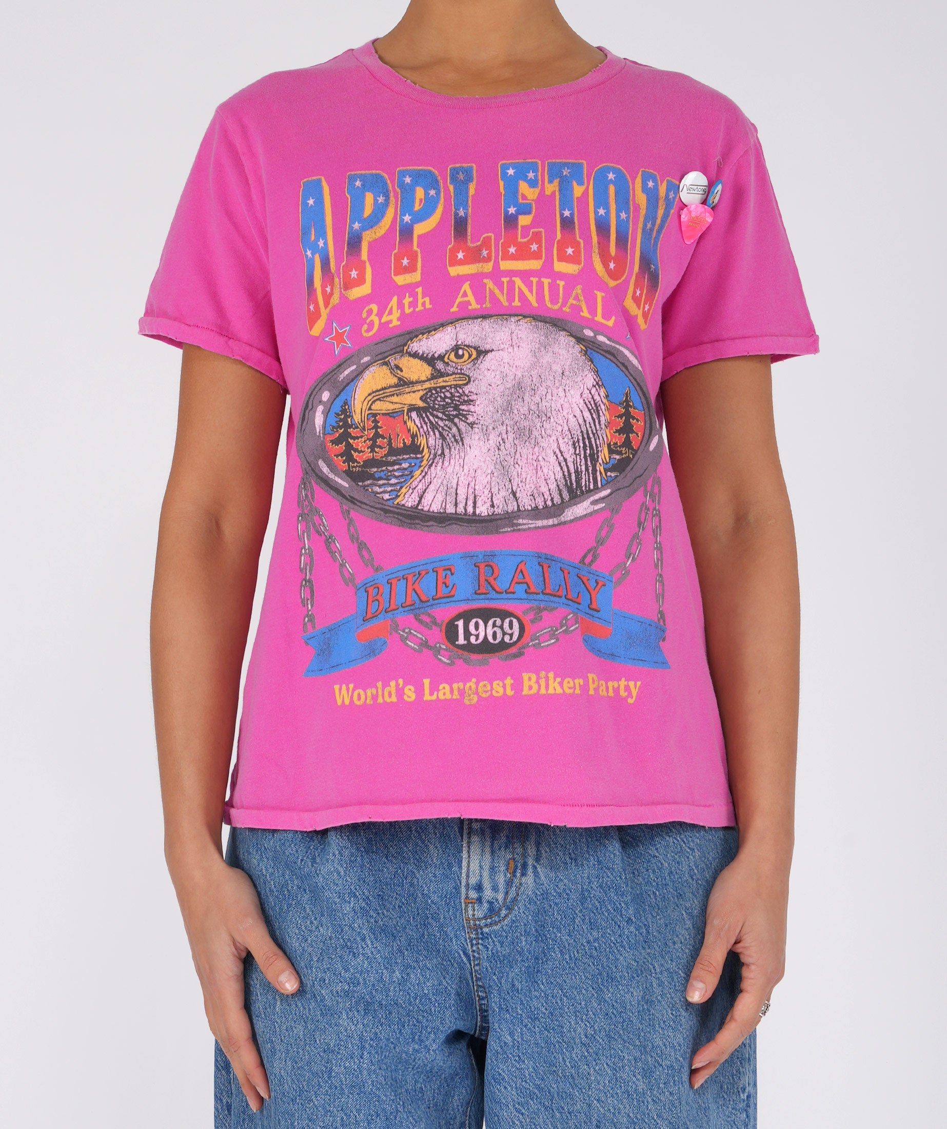 APPLETON" starlight fuschia tee shirt