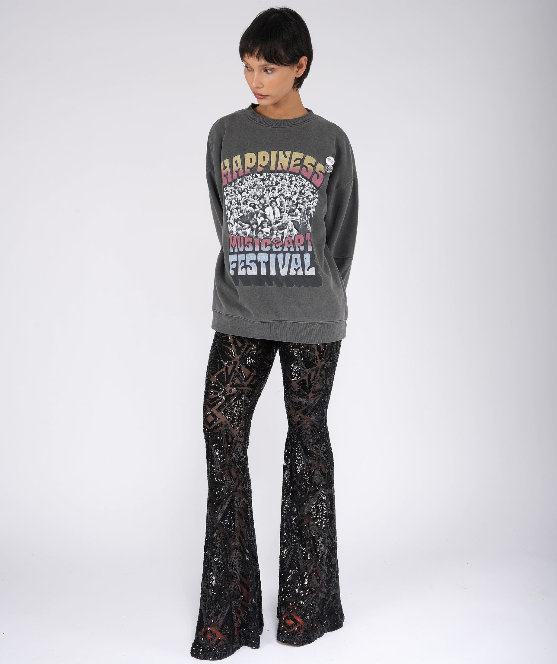 THREEDAYS" roller pepper sweatshirt