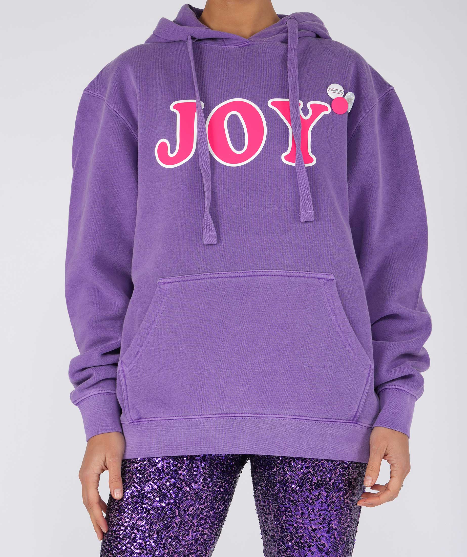 Hoodie jagger purple "JOY