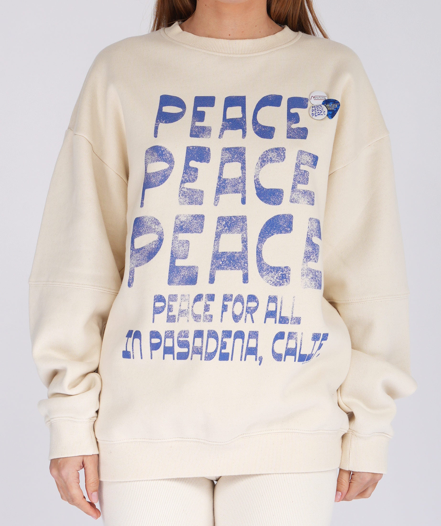 PASADENA" natural roller sweatshirt