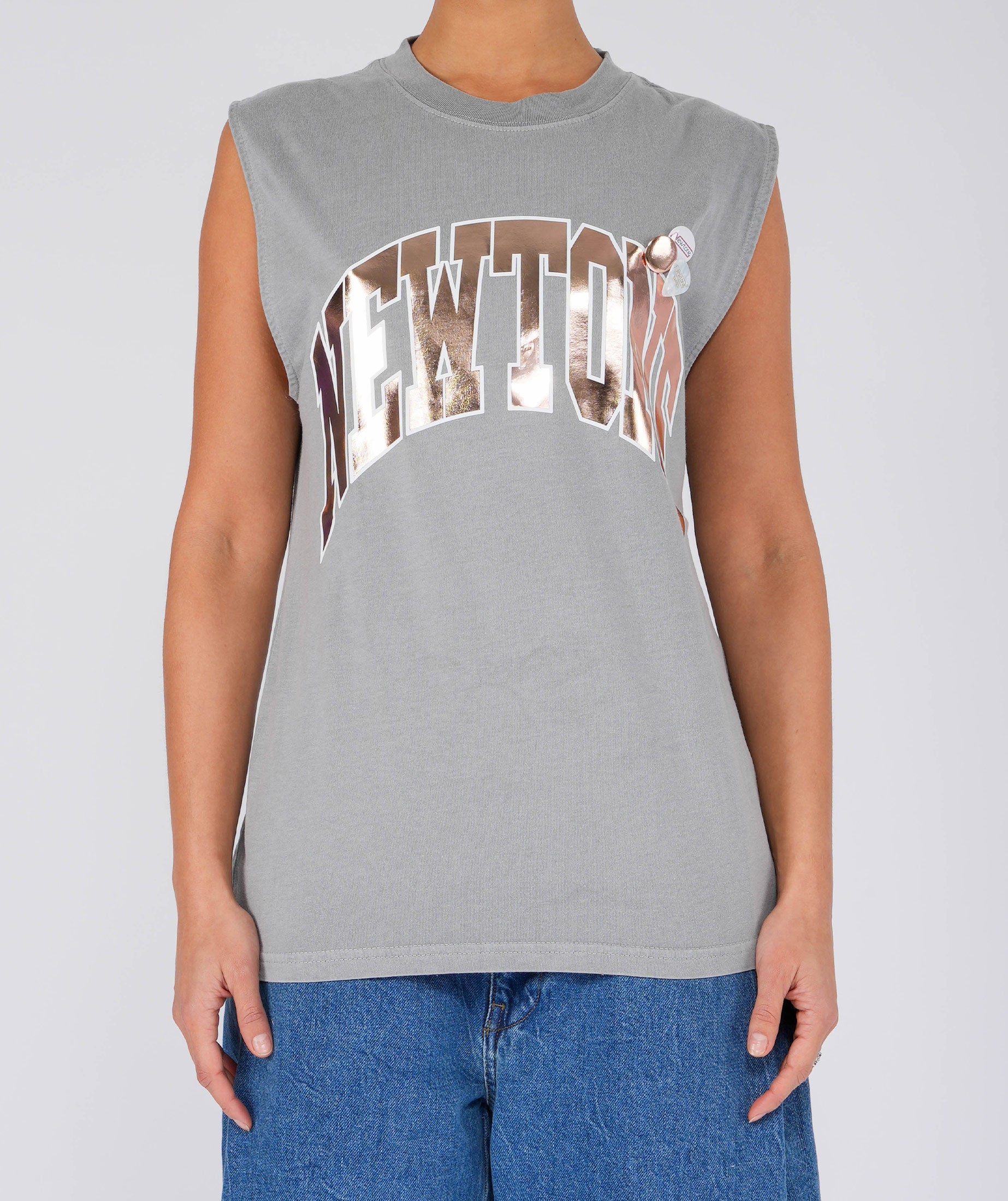 TONE" grey biker tee shirt