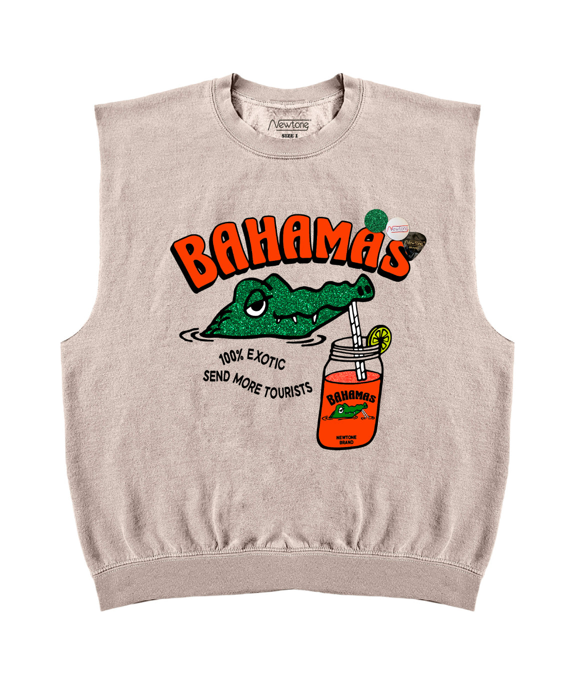 TOURIST" whisper bolster sweatshirt