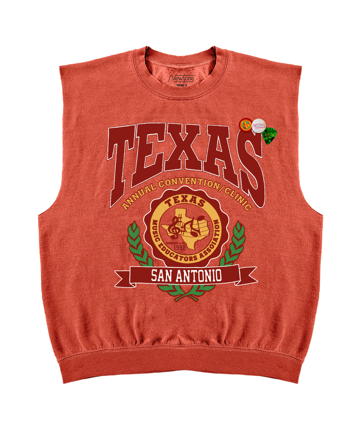TEXAS" blood bolster sweatshirt