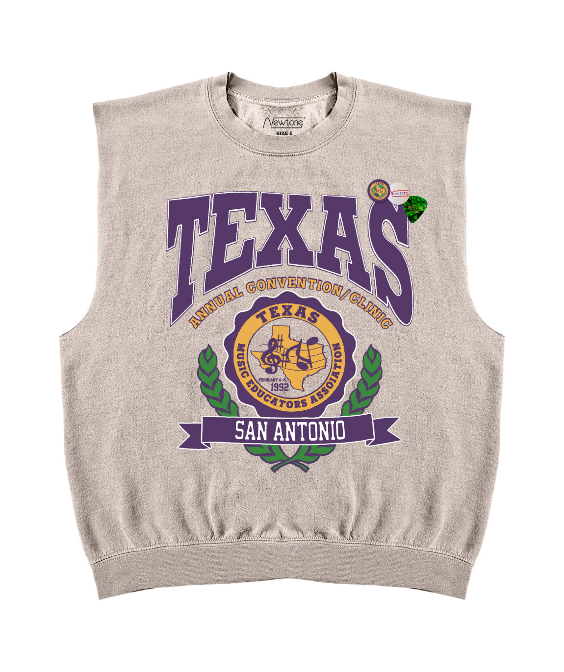 TEXAS" whisper bolster sweatshirt