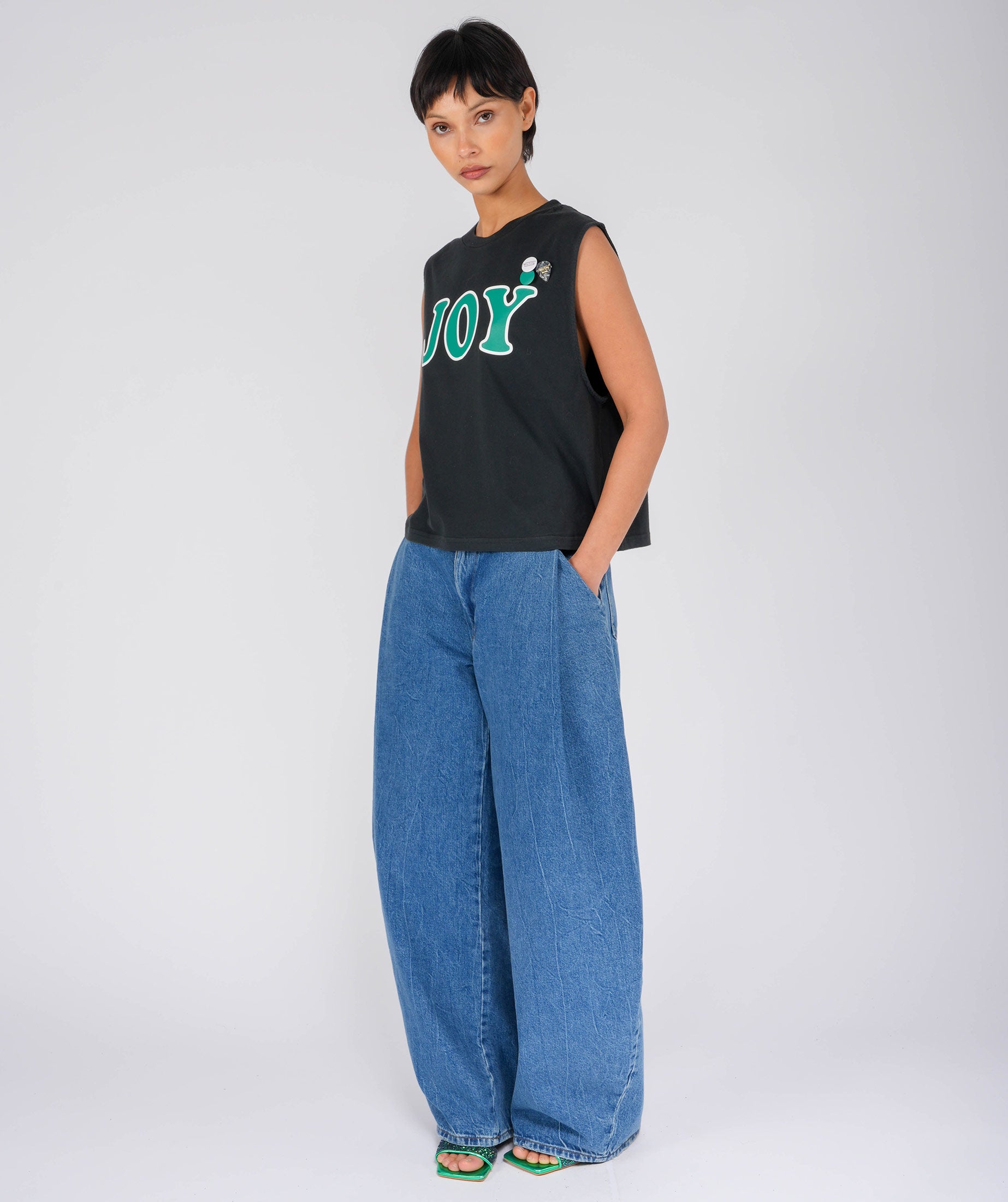 Tee shirt dyer night "JOY