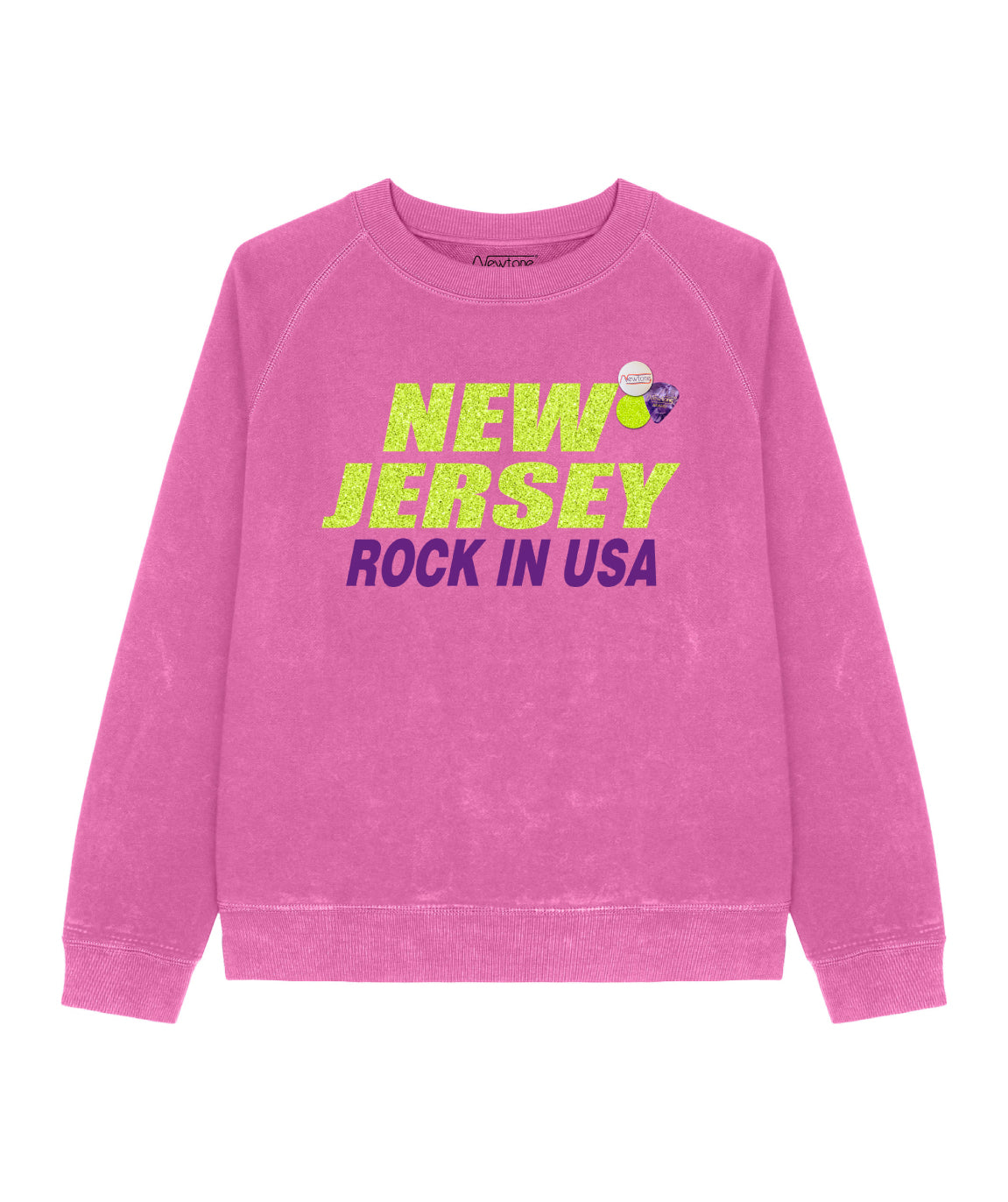 Fuchsia "CITY SS25" sweatshirt