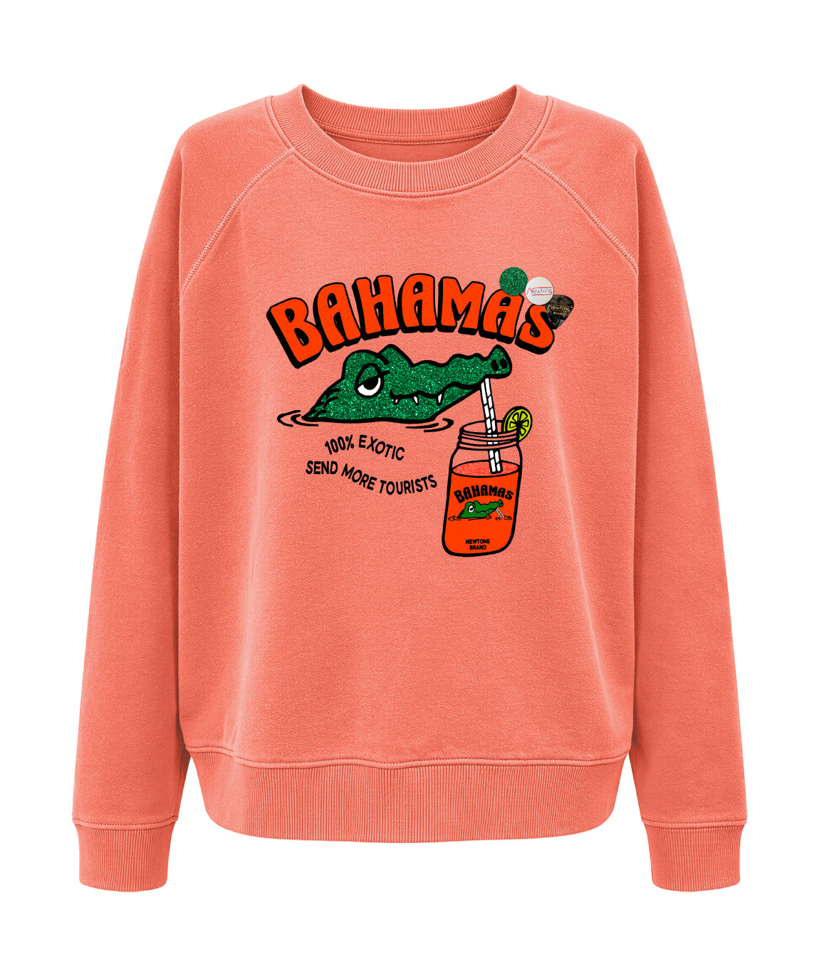 Sweatshirt egger coral "TOURIST